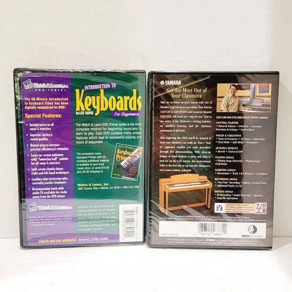 Yamaha Clavinova Exploring the CLP-200 Series & Introduction To Keyboard DVD Lot - Picture 2 of 9